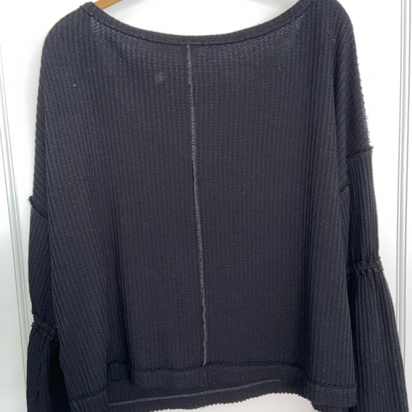 Free People Dahlia Thermal Bell Sleeve Sweater - Picture 5 of 11